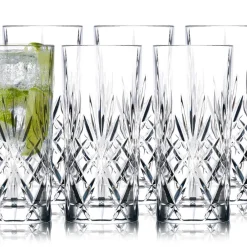 Online Lyngby Glas Krystal Melodia Highball 6 stk. Clear