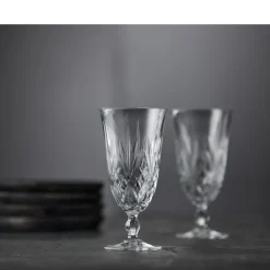 Hot Lyngby Glas Krystal Melodia Ølglas 4 stk. Clear