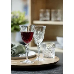 Clearance Lyngby Glas Krystal Melodia Rødvinsglas 4 stk. Clear