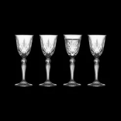 Online Lyngby Glas Krystal Melodia Snapseglas 4 stk. Klar