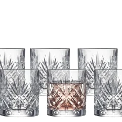 Clearance Lyngby Glas Krystal Melodia Vandglas 6 stk. Clear