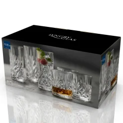 Sale Lyngby Glas Krystal Melodia Whiskyglas/Highball 8 dele Clear