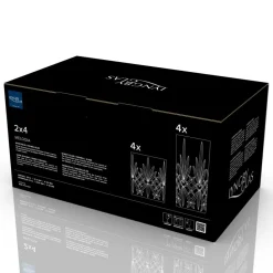 Sale Lyngby Glas Krystal Melodia Whiskyglas/Highball 8 dele Clear