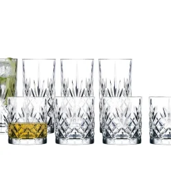Sale Lyngby Glas Krystal Melodia Whiskyglas/Highball 8 dele Clear