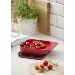 New Rosti Mensura Køkkenvægt R&oslash;d