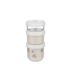 New Mepal Mio Snackboks-tårn 3 dele Sunshine & Rainbow