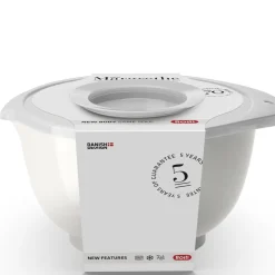 Rosti NEW Margrethe Røreskål med piskelåg 2 stk. Hvid