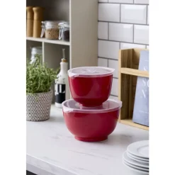 New Rosti NEW Margrethe Røreskålesæt 4 dele 4 stk. R&oslash;d