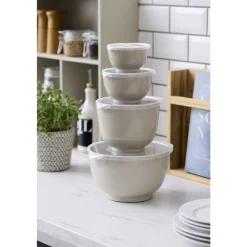 Hot Rosti NEW Margrethe Røreskålesæt 8 dele 8 stk. Humus