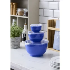 Hot Rosti NEW Margrethe Røreskålesæt 6 dele 6 dele Electric blue