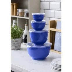 Hot Rosti NEW Margrethe Røreskålesæt 8 dele 8 stk. Electric blue