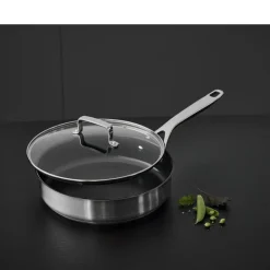 Best Morsø 79Nord Sauterpande med glaslåg Satin finish