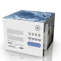 Sale Studio Round North Brunchsæt 12 dele Matte white/Shiny river