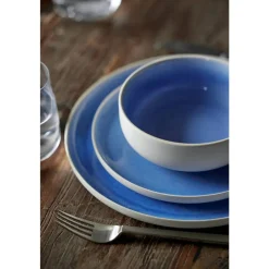 Discount Studio Round North Frokosttallerken Matte white/Shiny river