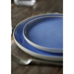 Discount Studio Round North Frokosttallerken Matte white/Shiny river