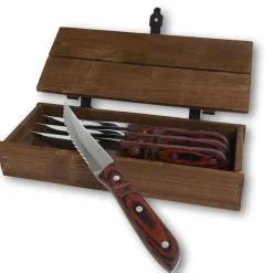 Online Gense Old Farmer Classic Steakkniv XL 4 stk. Stål/Tr&aelig;