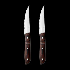 New Gense Old Farmer Classic Steakkniv XL 2 stk. Stål/Træ