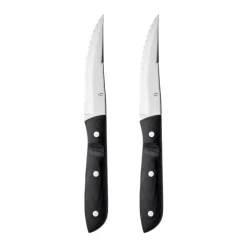 Outlet Gense Old Farmer Micarta Steakkniv XL 2 stk. Sort/Stål
