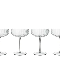 Discount Luigi Bormioli Optica Champagneskål 4 stk. Klar