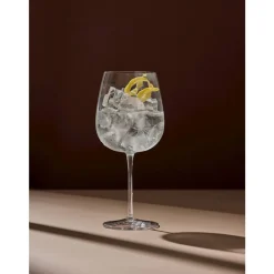 Outlet Luigi Bormioli Optica Gin & tonic-glas burgundy 4 stk. Klar