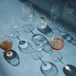 Outlet Luigi Bormioli Optica Gin & tonic-glas burgundy 4 stk. Klar