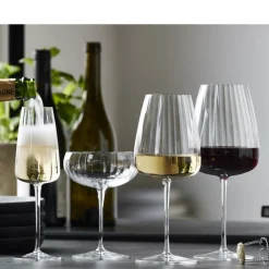 Outlet Luigi Bormioli Optica Rødvinsglas Bordeaux 4 stk. Klar