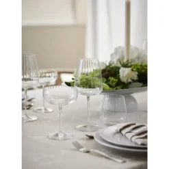 Outlet Luigi Bormioli Optica Rødvinsglas Bordeaux 4 stk. Klar