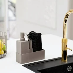 Clearance Zone Denmark Opvaskesæt 4 dele Taupe