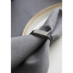 Best Södahl organic ORGANIC by BITZ/Södahl Stofservietter 2 stk. Grey/Black