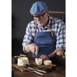 Online HOLM Ostebræt med 3 knive Akacie