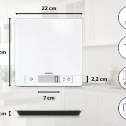 New Soehnle Page Comfort 400 Køkkenvægt Hvid