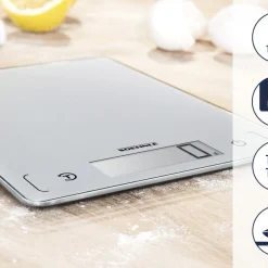 New Soehnle Page Comfort 300 slim Køkkenvægt S&oslash;lv