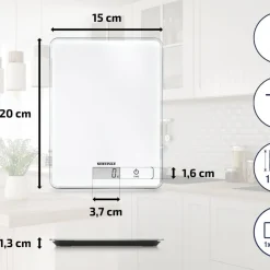 Outlet Soehnle Page Compact 300 Køkkenvægt Hvid