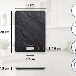 Best Soehnle Page Compact 300 Køkkenvægt Skifergrå