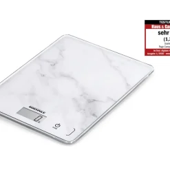 New Soehnle Page Compact 300 Køkkenvægt Marmorhvid