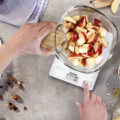 New Soehnle Page Compact 300 Køkkenvægt Marmorhvid