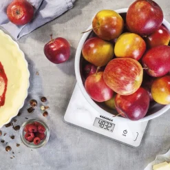 New Soehnle Page Compact 300 Køkkenvægt Marmorhvid