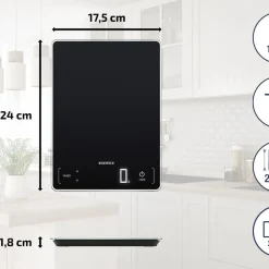 Discount Soehnle Page Profi 100 Køkkenvægt Sort