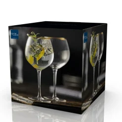 Online Lyngby Glas Palermo Gold Ginglas 4 stk. Klar