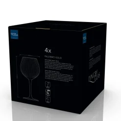 Online Lyngby Glas Palermo Gold Ginglas 4 stk. Klar