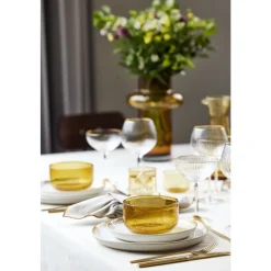 Online Lyngby Glas Palermo Gold Ginglas 4 stk. Klar