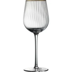Sale Lyngby Glas Palermo Gold Hvidvinsglas 4 stk. Klar
