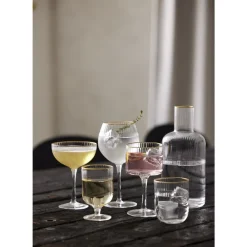 Discount Lyngby Glas Palermo Gold Karaffel Klar