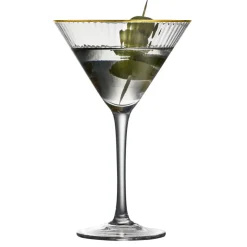 Online Lyngby Glas Palermo Gold Martiniglas 4 stk. Klar