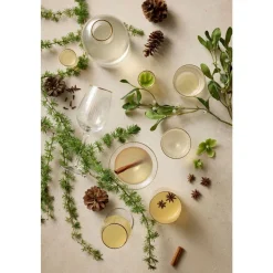 Online Lyngby Glas Palermo Gold Martiniglas 4 stk. Klar