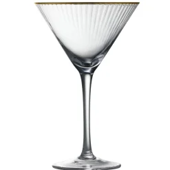 Online Lyngby Glas Palermo Gold Martiniglas 4 stk. Klar