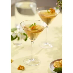 Online Lyngby Glas Palermo Gold Martiniglas 4 stk. Klar