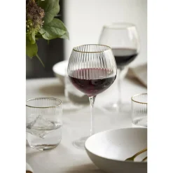 New Lyngby Glas Palermo Gold Tumbler 4 stk. Klar