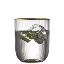 New Lyngby Glas Palermo Gold Tumbler 4 stk. Klar