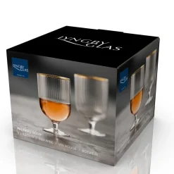 Sale Lyngby Glas Palermo Gold Vinglas 4 stk. Klar